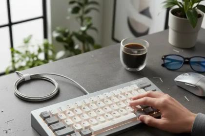 Iqunix Magi75 Low-Profile Keyboard: Beautiful But Flawed — AI-generated illustration