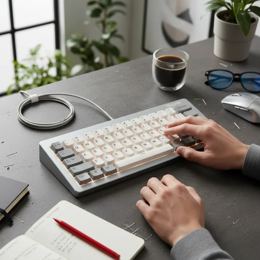 Iqunix Magi75 Low-Profile Keyboard: Beautiful But Flawed — AI-generated illustration