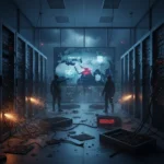 Iran's data center attacks escalate U.S — AI-generated illustration