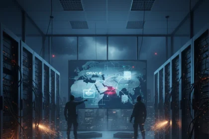 Iran's data center attacks escalate U.S — AI-generated illustration