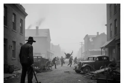 IT: Welcome to Derry Season 2 Teases Depression-Era Horror — AI-generated illustration