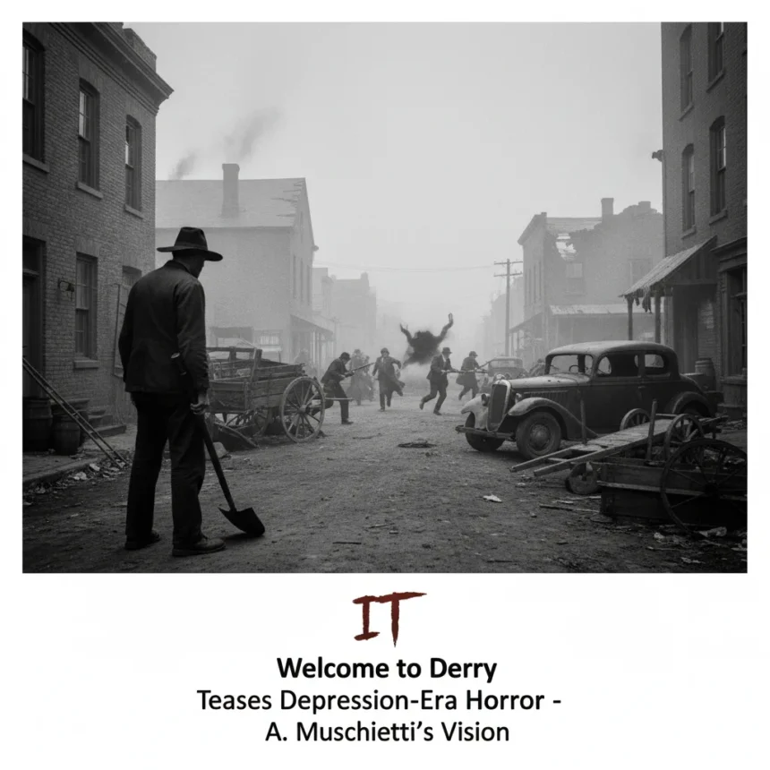 IT: Welcome to Derry Season 2 Teases Depression-Era Horror — AI-generated illustration