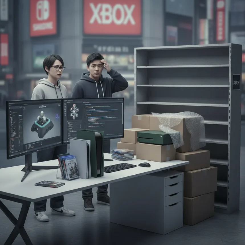 Why Japanese Developers Skip Xbox Over Retail Absence — AI-generated illustration
