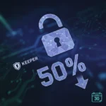 Keeper Password Manager Slashes Prices 50% Off Personal Plans — AI-generated illustration