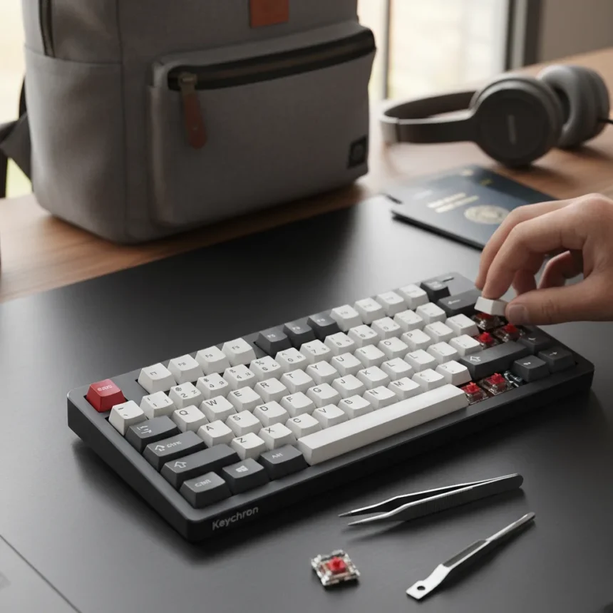 Keychron K3 Ultra Proves Low-Profile Keyboards Can Feel Premium — AI-generated illustration