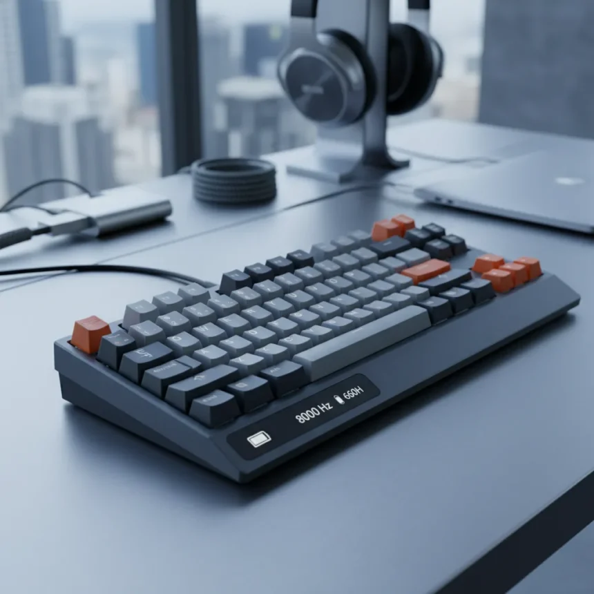Keychron V5 Ultra 8K Brings 8K Polling to Wireless on a Budget — AI-generated illustration