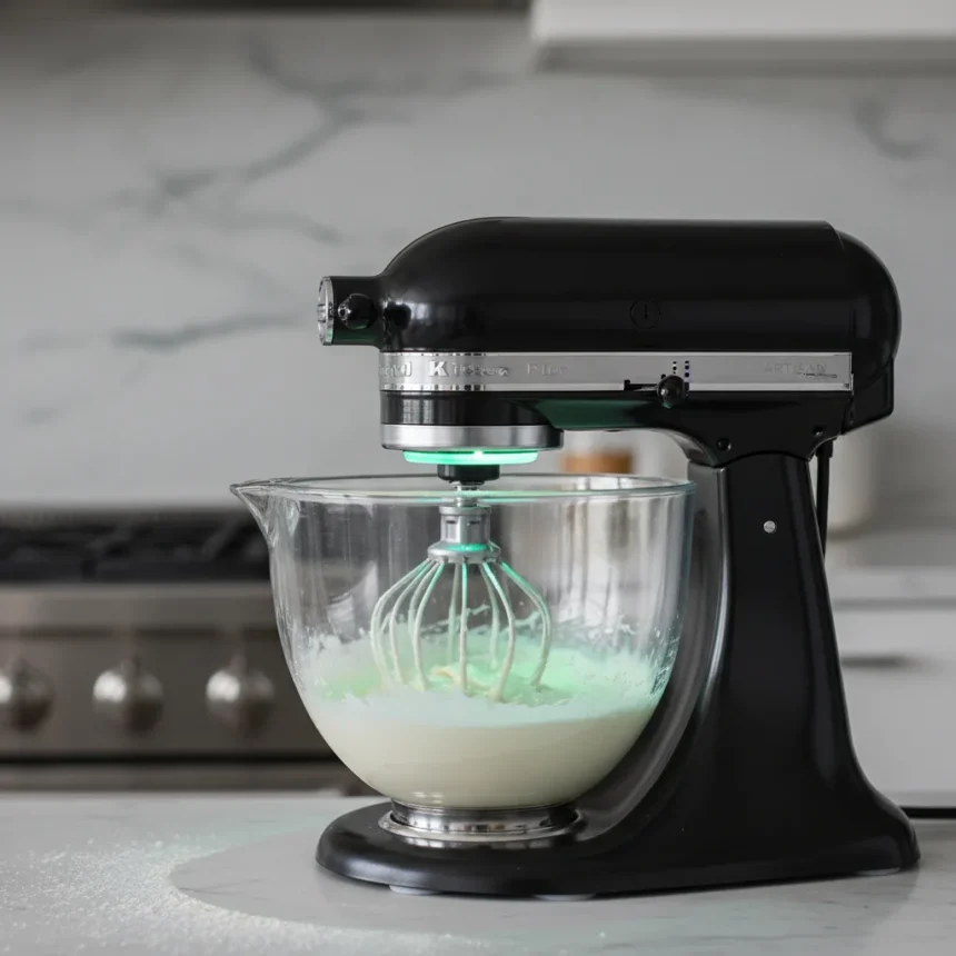 KitchenAid Artisan Plus stand mixer LED bowl light changes everything