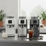 KitchenAid bean-to-cup coffee machines deliver quiet iced coffee power — AI-generated illustration