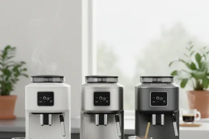 KitchenAid bean-to-cup coffee machines deliver quiet iced coffee power — AI-generated illustration