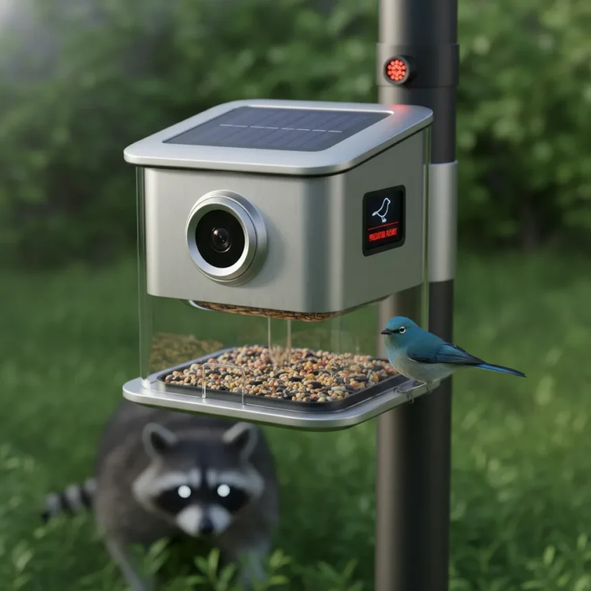 Kiwibit Bird Feeder 2 Review: Smart Backyard Monitoring — AI-generated illustration