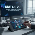 Krita 5.2.6: Free Photoshop alternative gains AI tools and real power — AI-generated illustration