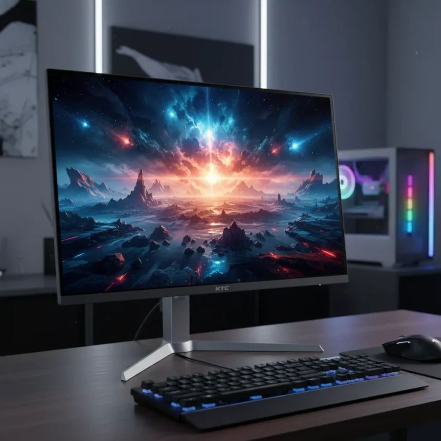 KTC M27T6S Mini LED gaming monitor punches above its price — AI-generated illustration
