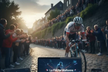 La Flèche Wallonne 2026: Free and Paid Streaming Options — AI-generated illustration