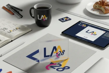 LA28 Olympics branding proves typography's underrated power — AI-generated illustration