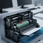 How laser printers work: surprising facts about office technology — AI-generated illustration