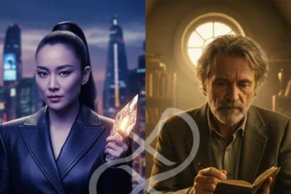 Late Fame Unleashes Greta Lee's Career-Best Performance — AI-generated illustration