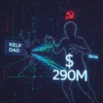 DeFi hack: North Korea's Lazarus steals $290M from Kelp DAO — AI-generated illustration