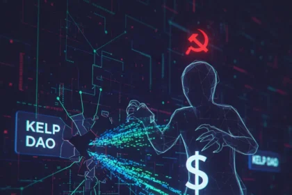 DeFi hack: North Korea's Lazarus steals $290M from Kelp DAO — AI-generated illustration