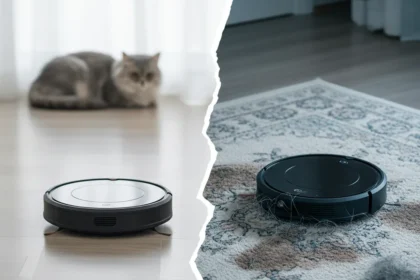 Lefant M210 Pro OMNI Excels on Hard Floors, Fails on Carpets — AI-generated illustration