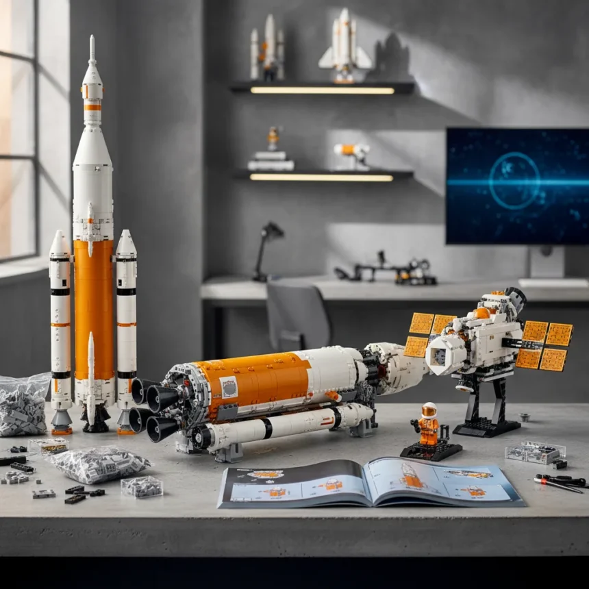 LEGO Artemis Space Launch System set builds more than just a rocket