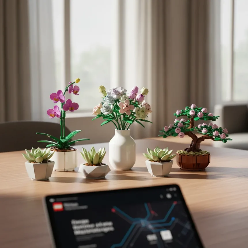 LEGO Botanical sets beat flowers as the smarter Mother's Day gift — AI-generated illustration