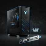 Lenovo Legion Tower 5i RTX 5070 Ti hits $1,899 with $700 discount — AI-generated illustration