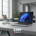Lenovo Ryzen 7 laptop hits record low at £569 with 24GB DDR5 — AI-generated illustration