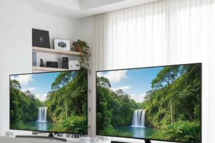 LG B6 OLED vs E6: Budget vs Premium, Same Picture Quality — AI-generated illustration