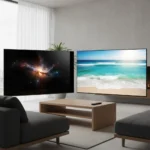 LG C6 vs TCL QM8L: OLED still beats SQD Mini-LED — AI-generated illustration