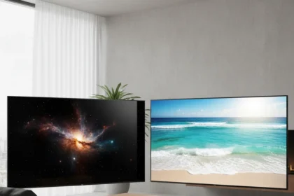 LG C6 vs TCL QM8L: OLED still beats SQD Mini-LED — AI-generated illustration