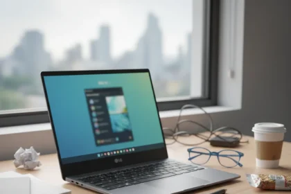 LG Gram Book review: promising ultrabook falls short — AI-generated illustration