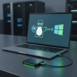 Linux 7.1 NTFS driver finally makes Windows file support reliable — AI-generated illustration