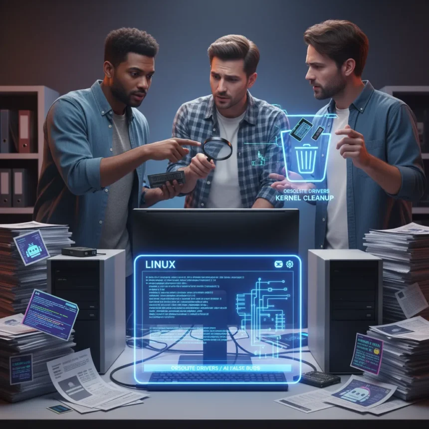 Linux kernel developers weigh removal of obsolete network drivers — AI-generated illustration
