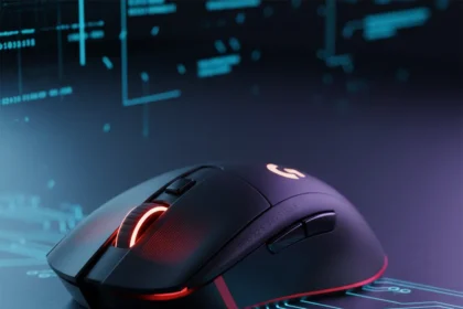 Logitech G PRO X2 SUPERSTRIKE: Haptic Gaming Mouse Redefines Performance — AI-generated illustration