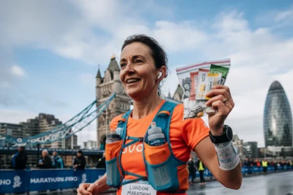 London Marathon Runner Shares Proven Fueling Strategy for April Race — AI-generated illustration