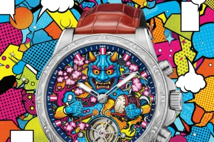 Louis Vuitton Tambour Taiko Arty Automata Dazzles With Pop Art Chaos — AI-generated illustration