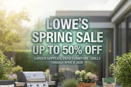 Lowe's spring sale slashes up to 50% off garden supplies — AI-generated illustration