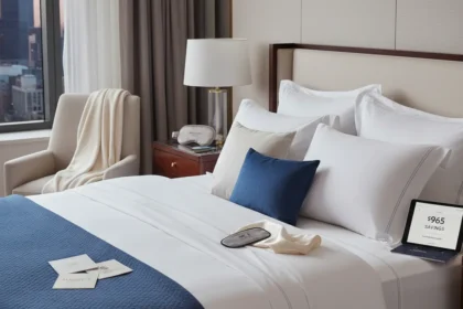 Hotel luxury sleep products: recreate 5-star comfort at home — AI-generated illustration