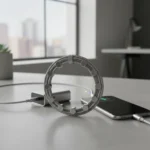 Self-Coiling USB-C Cable With Magnets Changes Phone Charging — AI-generated illustration