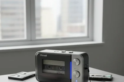 Maxell Wireless Cassette Player Brings Tape Back Without the Nostalgia Tax — AI-generated illustration