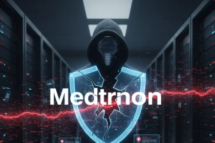 Medtronic breach exposes 9 million medical records to ShinyHunters — AI-generated illustration