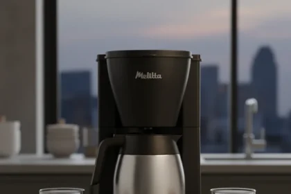 Melitta AromaFresh Therm Pro: Great Coffee Marred by Grinder Flaws — AI-generated illustration