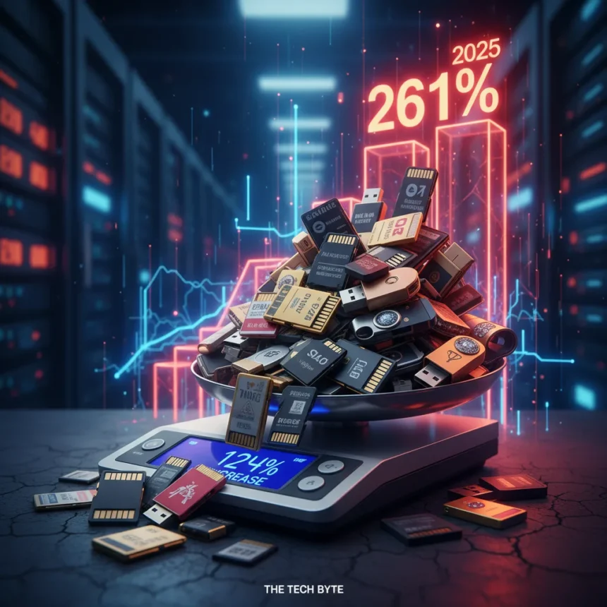 Memory card and flash drive prices surge 124% amid NAND shortage