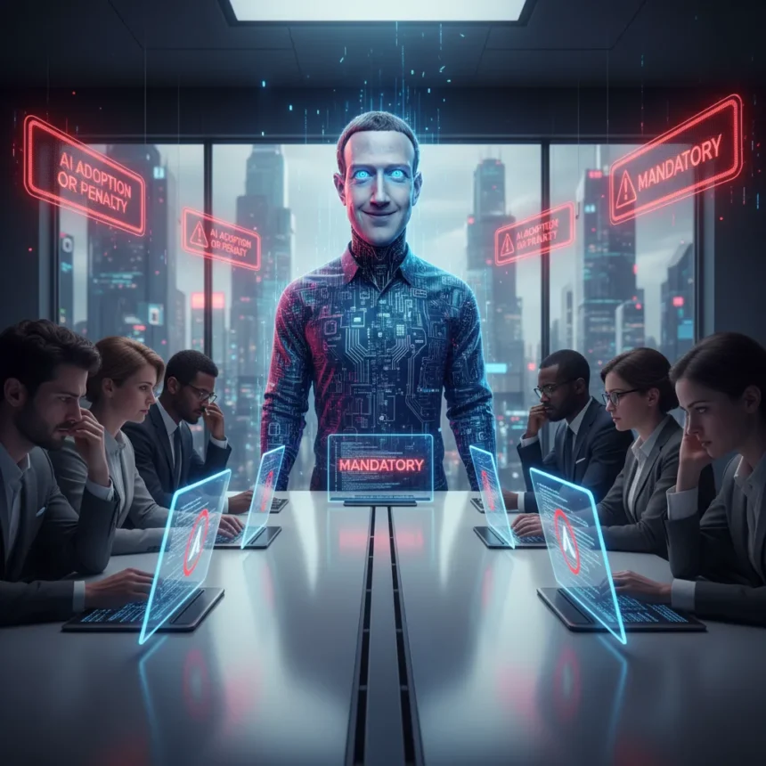 Meta's AI Mark Zuckerberg: Forced Adoption Meets Workplace Anxiety