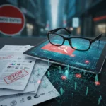 Meta Ray-Ban facial recognition feature faces pushback from 70+ privacy groups — AI-generated illustration