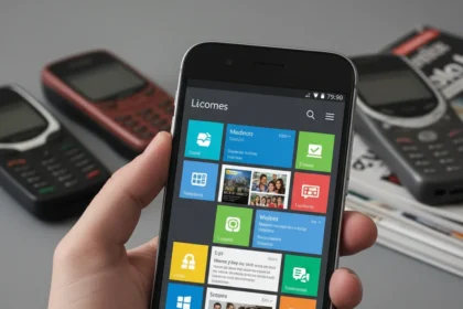 METROV launcher finally makes Windows Phone 8.1 feel right on Android — AI-generated illustration