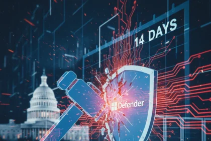 Microsoft Defender BlueHammer zero-day escalates federal security crisis — AI-generated illustration