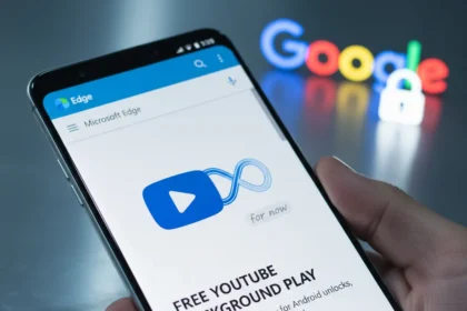 Microsoft Edge for Android Offers Free YouTube Background Play—For Now — AI-generated illustration