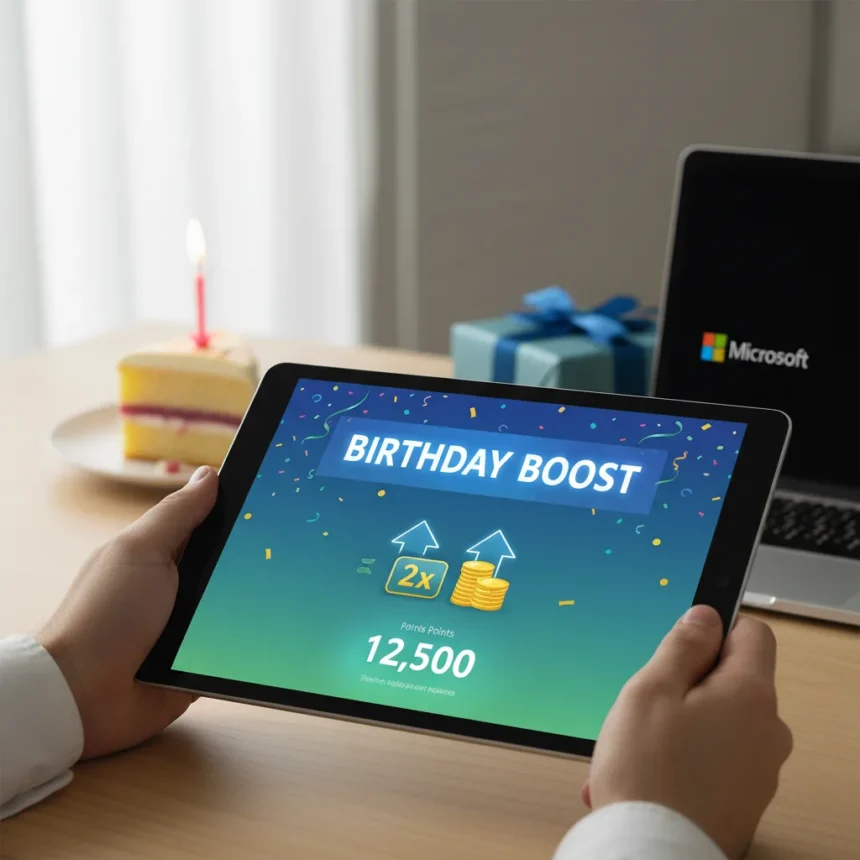 Microsoft Rewards Birthday Boost Targets Lapsed Users With Double Points