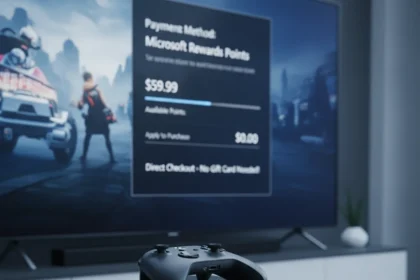 Microsoft Rewards on Xbox: Direct checkout finally arrives — AI-generated illustration